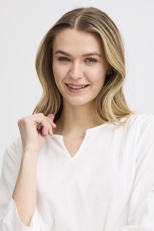 FRMADDIE BLOUSE "Blanc de Blanc"