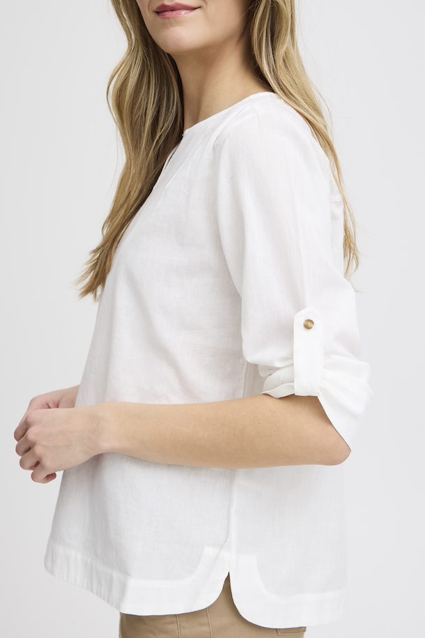 FRMADDIE BLOUSE "Blanc de Blanc"
