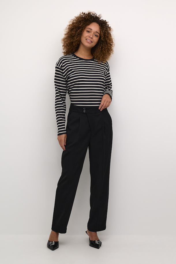 KAMERLE TROUSERS "BLACK DEEP"