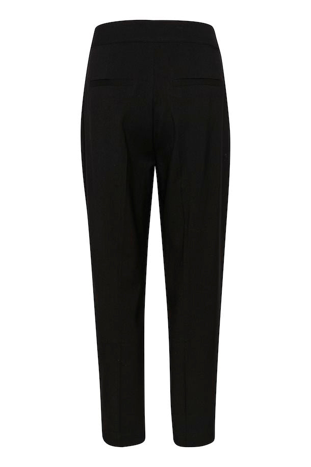 KAMERLE TROUSERS "BLACK DEEP"