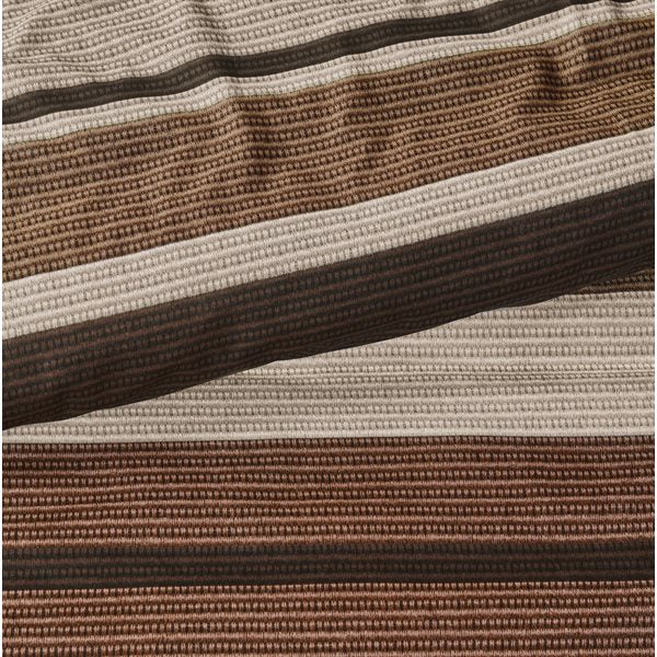 BRUNELLI MAXENCE TERRACOTTA DUVET COVER SET DOUBLE/QUEEN