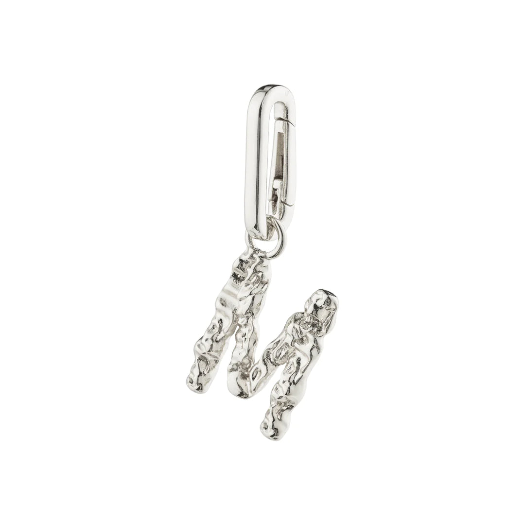 Pilgrim Charm Recycled Pendant M "Silver"