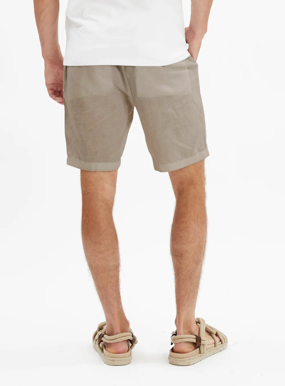LINNY - LINEN COTTON SHORTS "NATURAL"