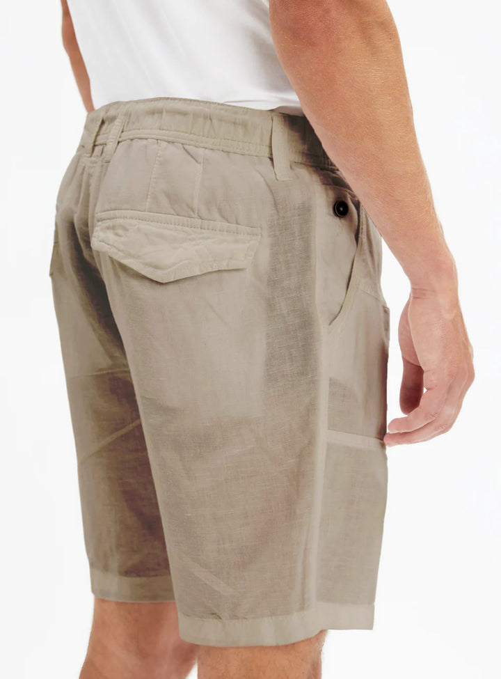 LINNY - LINEN COTTON SHORTS "NATURAL"