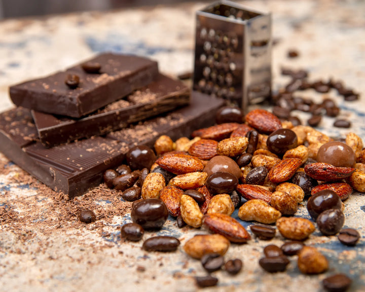 CAFE ESPRESSO CHOCOLATE NUT MIX 75G