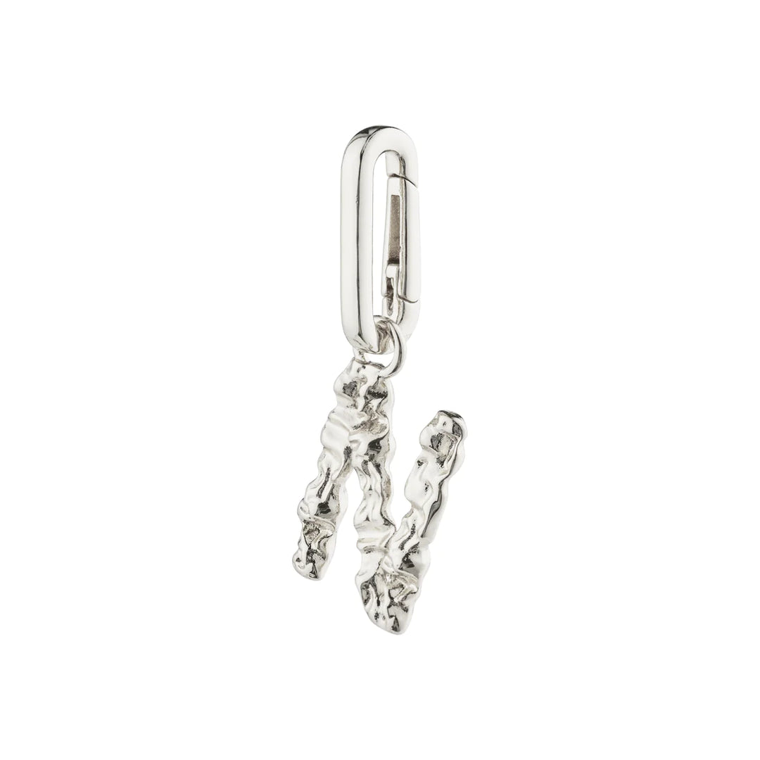 Pilgrim Charm Recycled Pendant N "Silver"