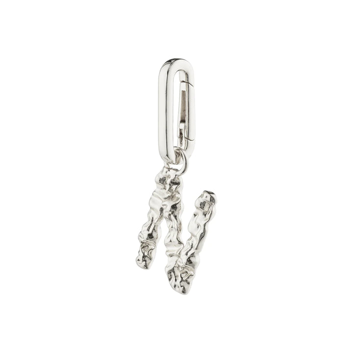 Pilgrim Charm Recycled Pendant N "Silver"