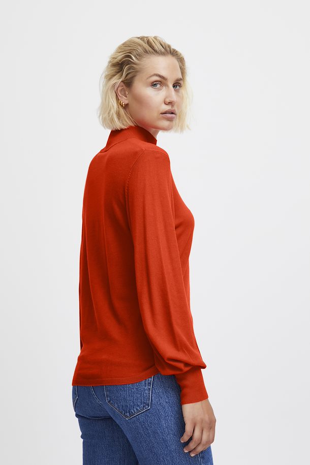 ICHI IHMAFA PULLOVER - ORANGE.COM