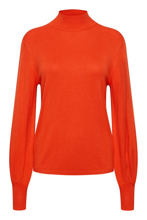ICHI IHMAFA PULLOVER - ORANGE.COM