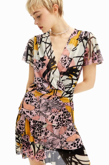 M. LACROIX ORCHID MINI DRESS