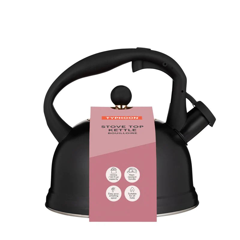 OTTO Whistling Kettle - Black
