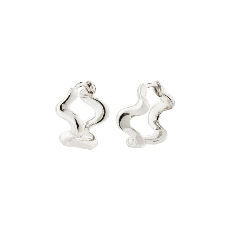 PENELOPE RECYCLED EARRINGS SILVER-PLATED