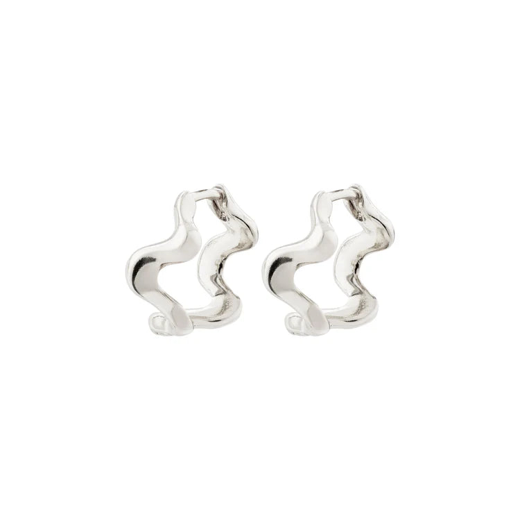 PENELOPE RECYCLED EARRINGS SILVER-PLATED
