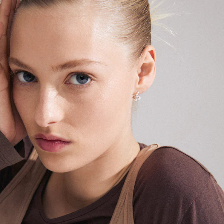 PENELOPE RECYCLED EARRINGS SILVER-PLATED