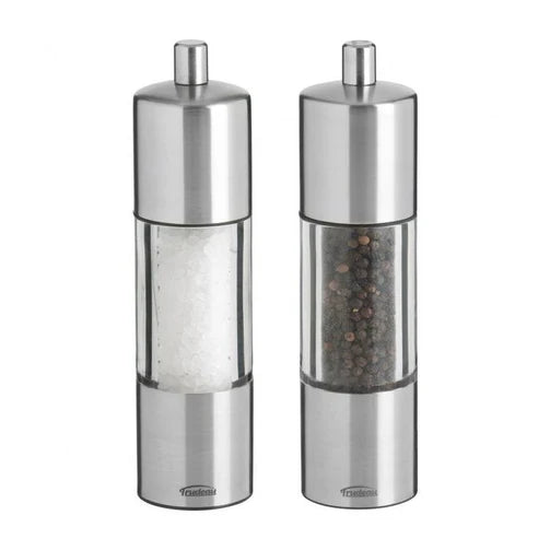 7.5" ADAGIO STAINLESS STEEL PEPPER MILL & SALT MILL SET