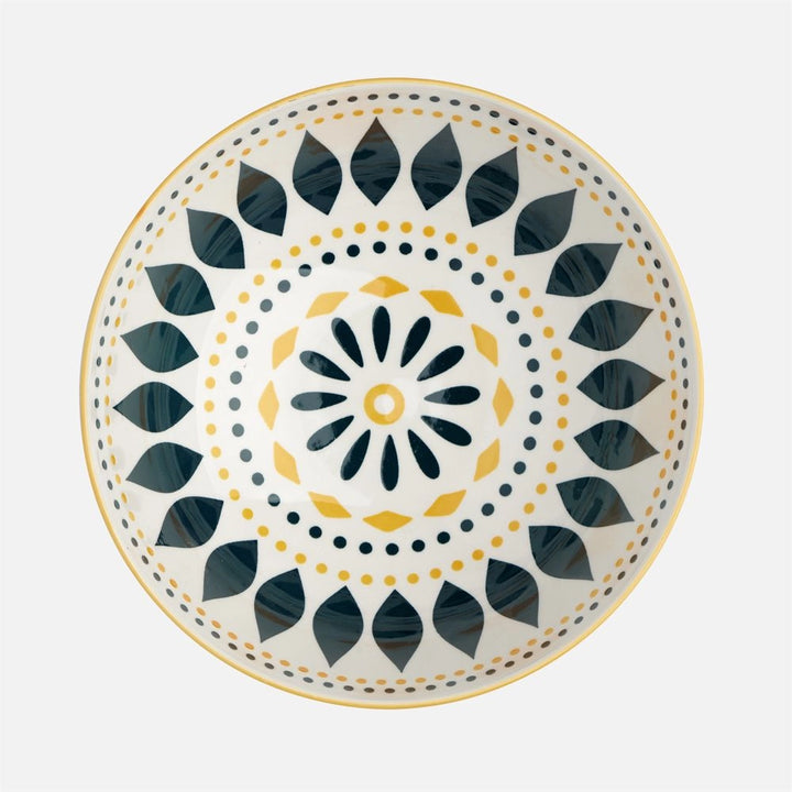 KIRI 22OZ 6''D BOWL - PETAL DOT DAISY