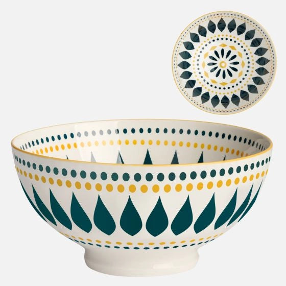 KIRI 560Z 8''D BOWL - PETAL DOT DAISY