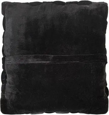 PJ VELVET PILLOW "BLACK"