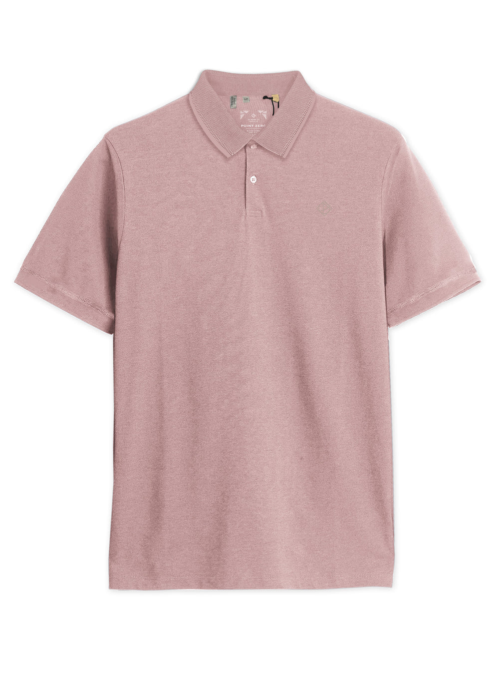 GREG - TWO-TONES PIQUE POLO "PINK"