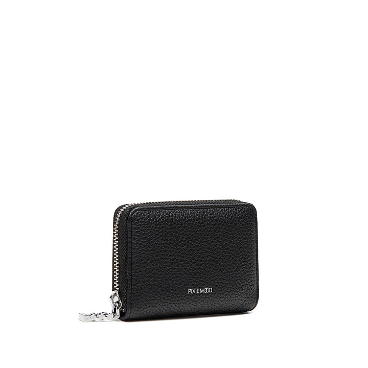 PIXIE MOOD KIMI CARD WALLET - BLACK PEBBLED