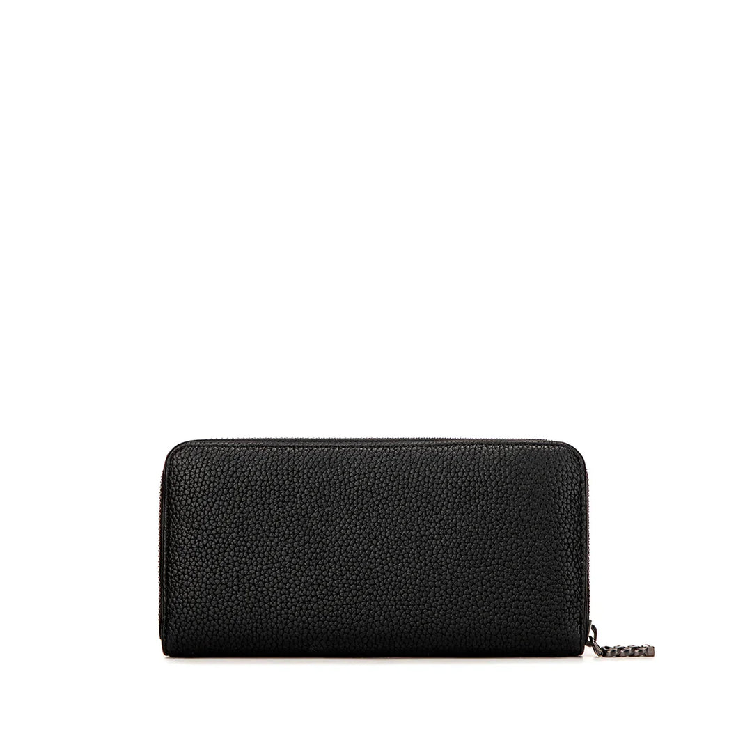 PIXIE MOOD MAE ZIP WALLET - BLACK PEBBLED