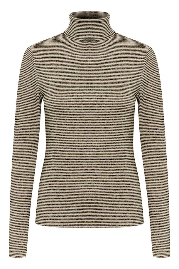 CRAMMA LS SHIRT "PORTABELLA/BLACK"