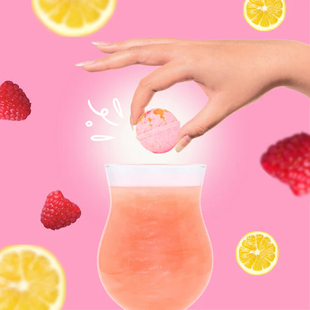 RASPBERRY LEMONADE COCKTAIL BOMB