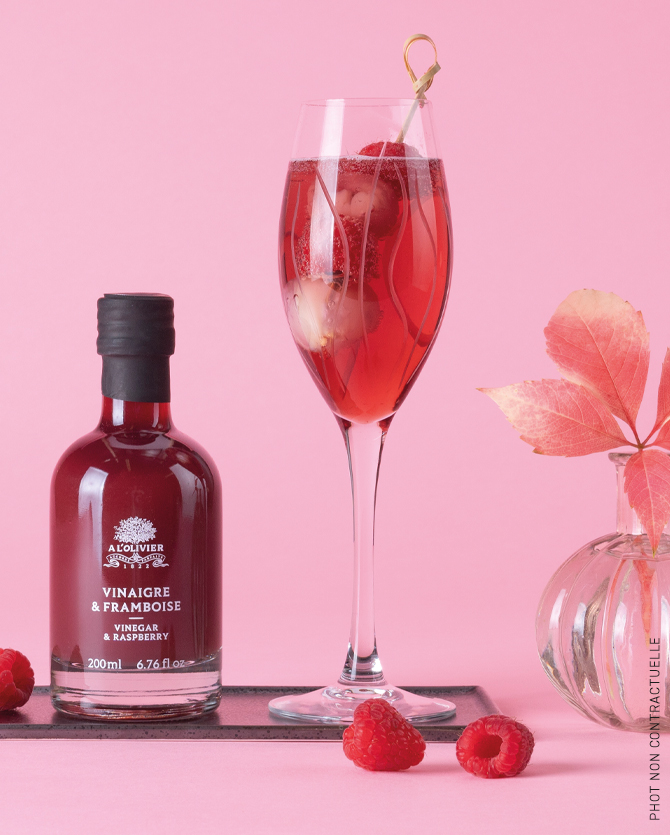 L'OLIVIER RASPBERRY PULP VINEGAR 200ml