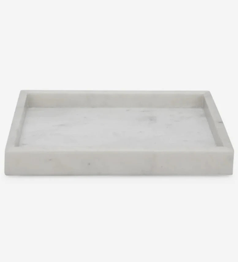 INDABA RECTANGULAR MARBLE TRAY - LARGE
