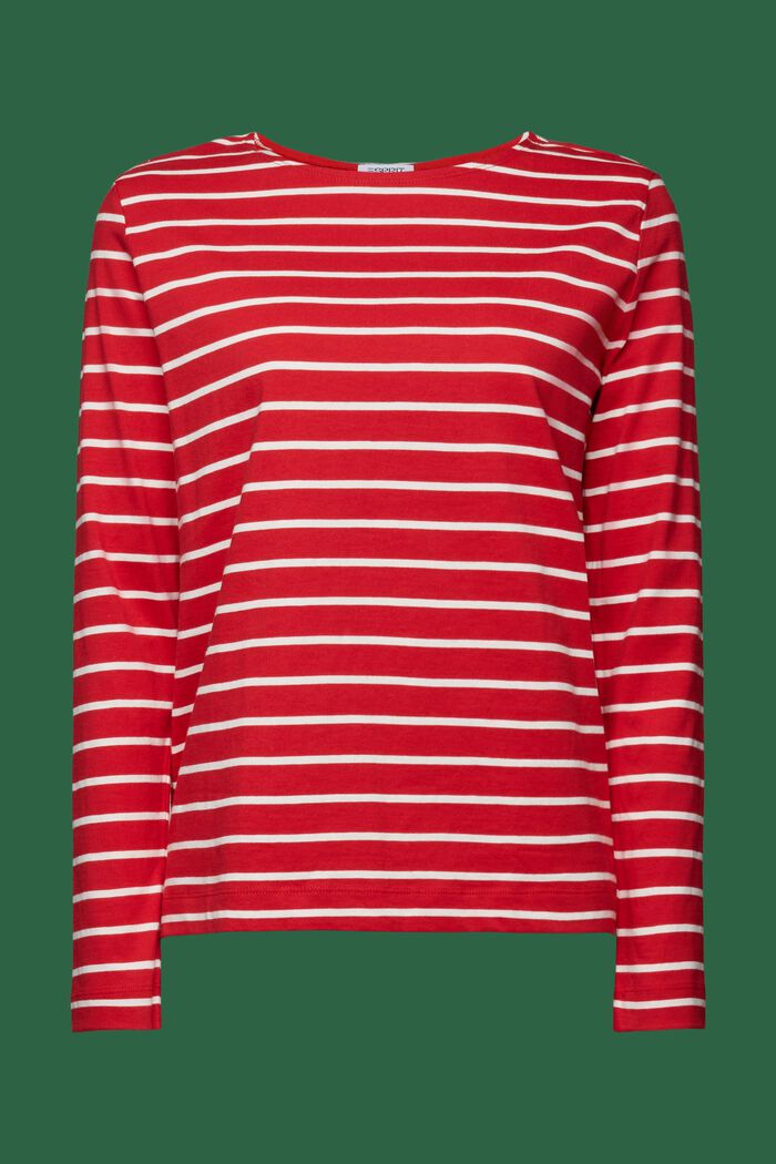 STRIPED LONG SLEEVE TOP
