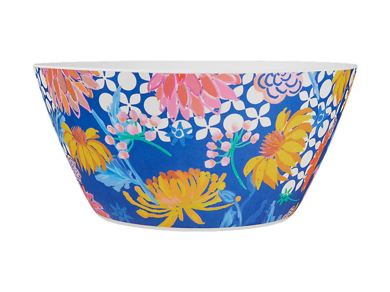 SUNBURST MELAMINE SERVING BOWL 25X12CM