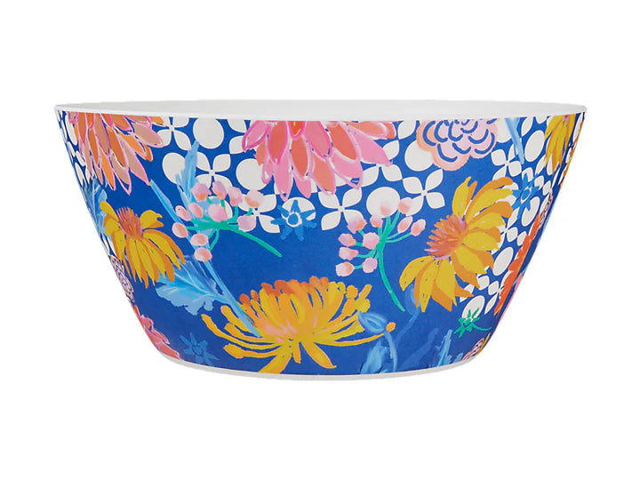 SUNBURST MELAMINE SERVING BOWL 25X12CM