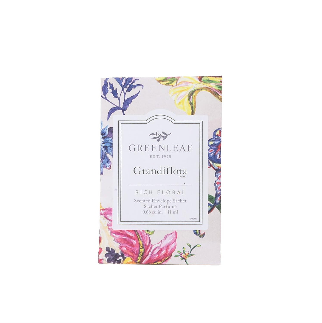 GREENLEAF SMALL SCENTED SACHET - GRANDIFLORA