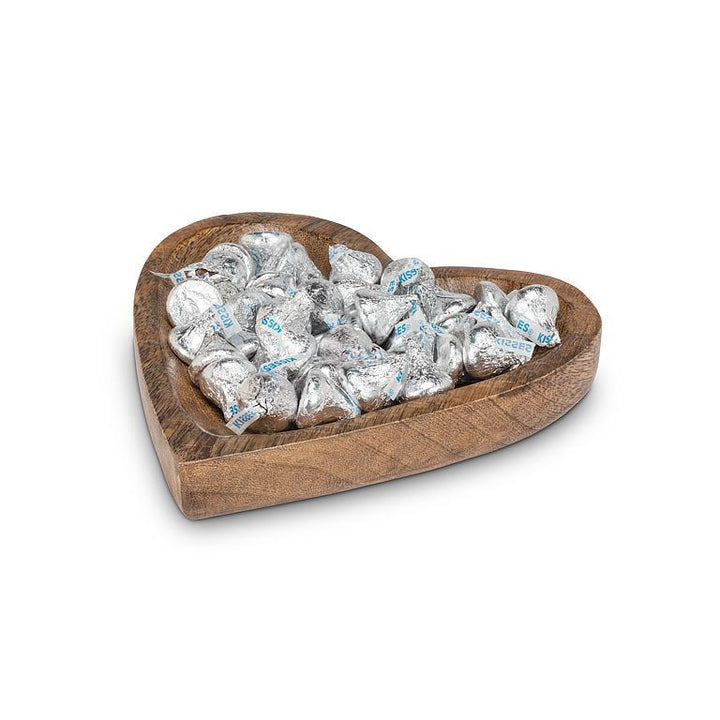 SMALL HEART PLATE   8" WIDE