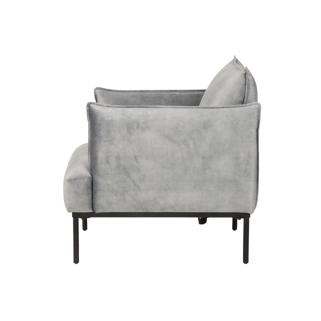 Lh Imports Lulu Club Chair Slate