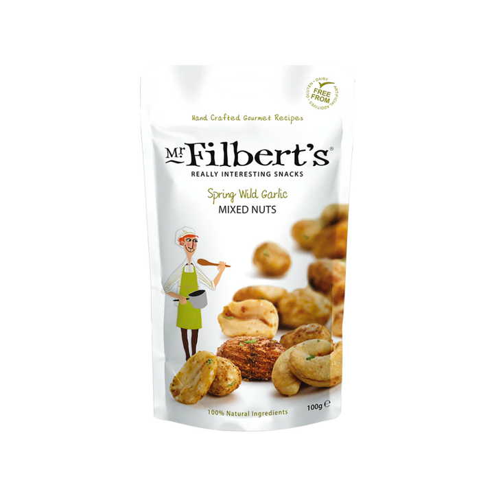 MR. FILBERT'S SPRING WILD GARLIC MIXED NUTS - 100g