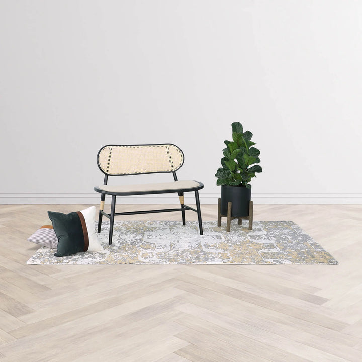 Lh Imports Dawson Small Bench Black