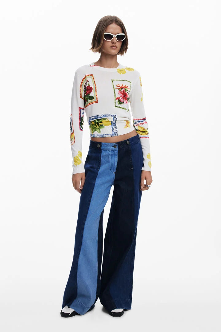 TAMPERE TROPICAL STAMPS SWEATER
