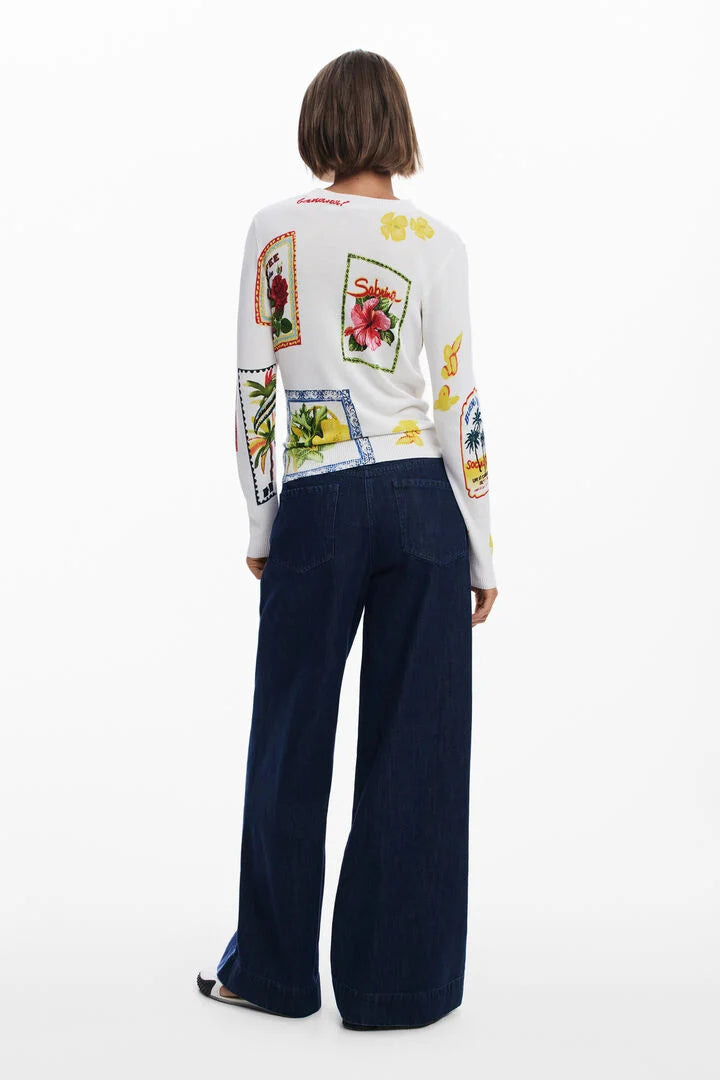 TAMPERE TROPICAL STAMPS SWEATER