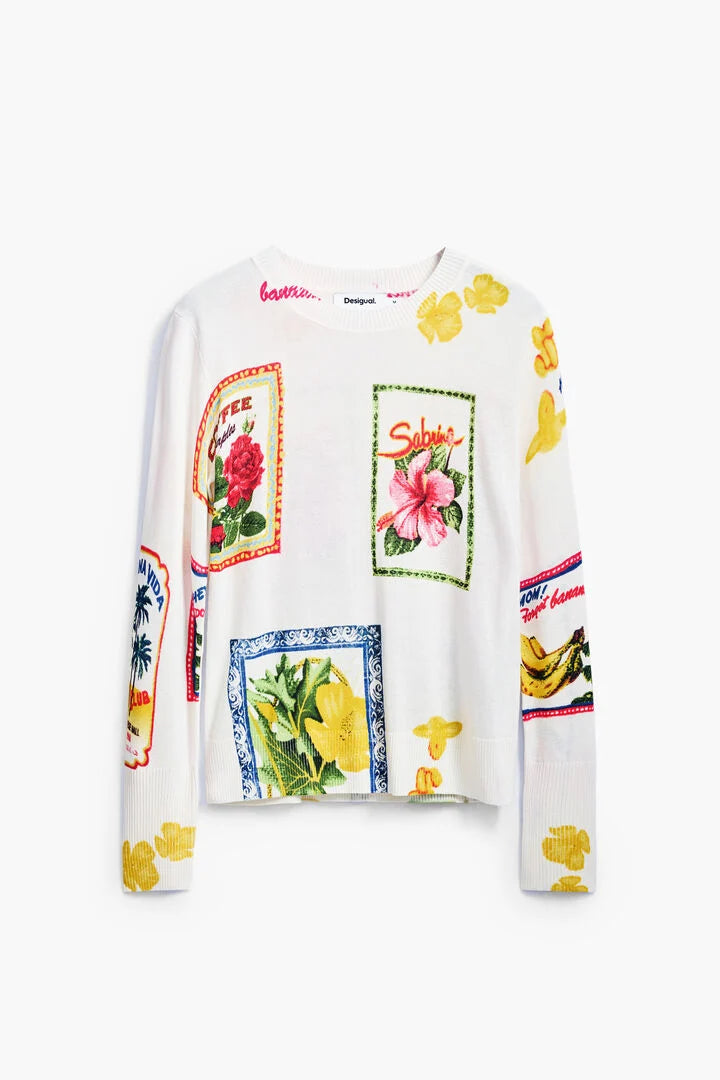 TAMPERE TROPICAL STAMPS SWEATER