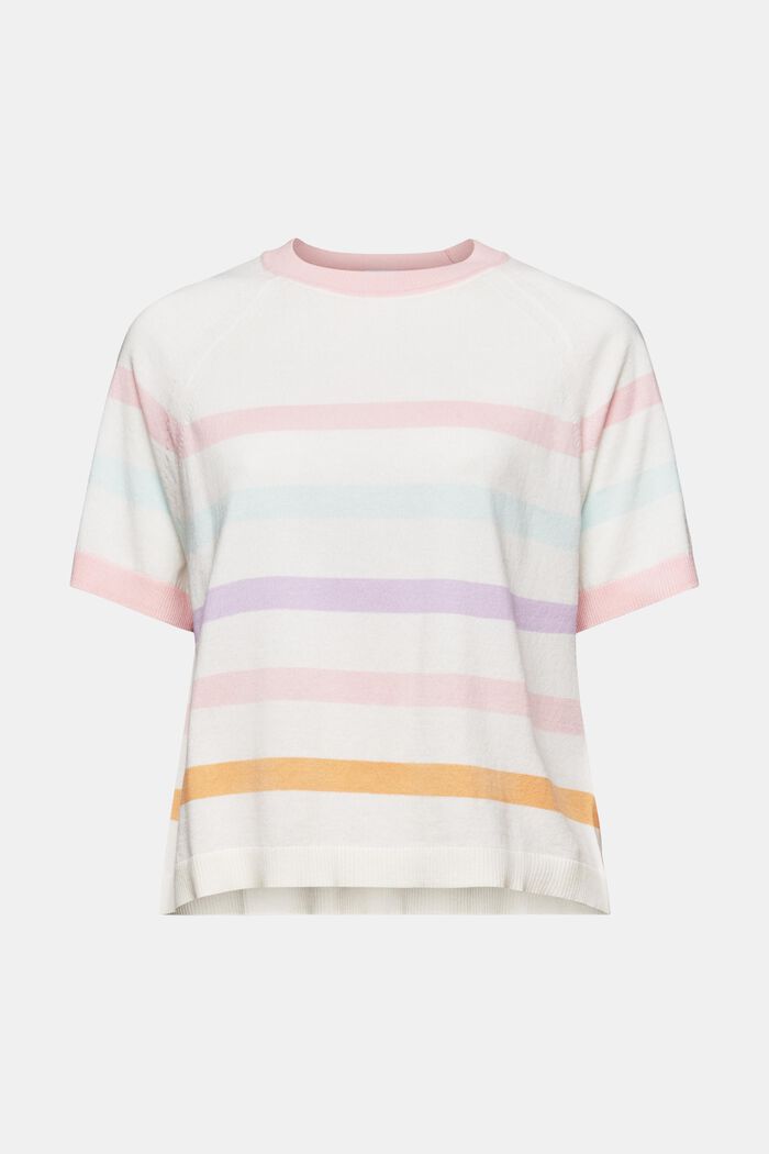 CROPPED STRIPED COTTON TOP