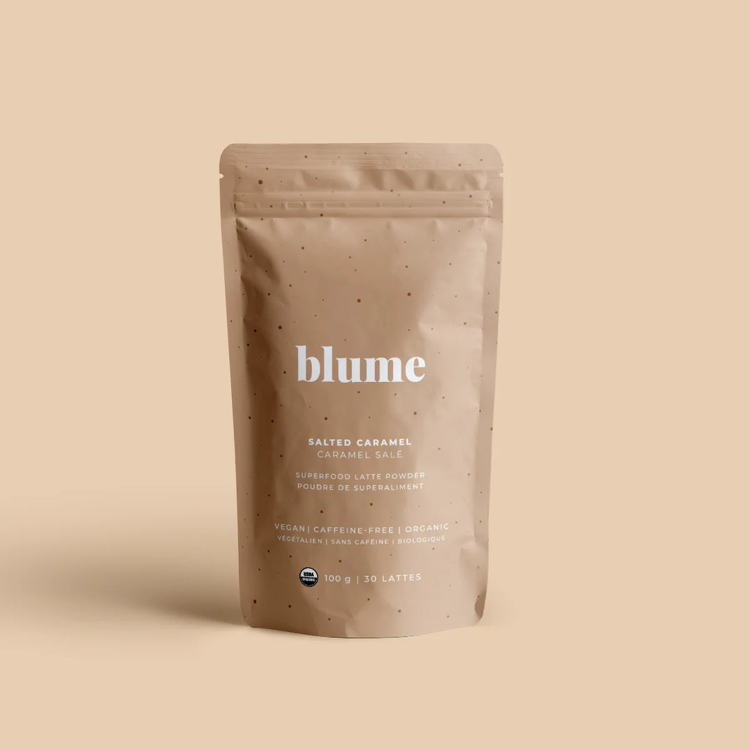 BLUME SUPERFOOD LATTE POWDER BLEND - SALTED CARAMEL - 100g