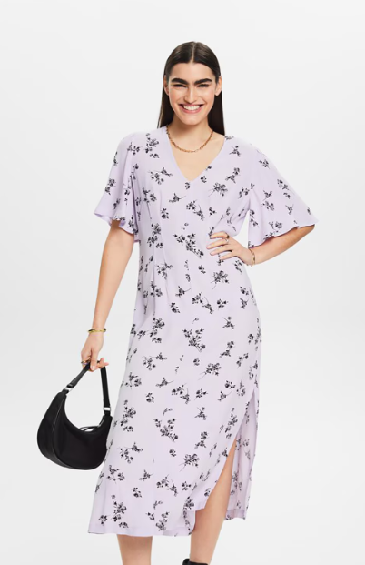 CREPE MIDI DRESS