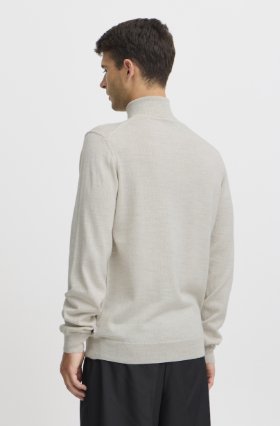 CFKONRAD MERINO ROLL NECK KNIT - LIGHT SAND