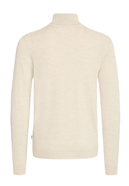 CFKONRAD MERINO ROLL NECK KNIT - LIGHT SAND