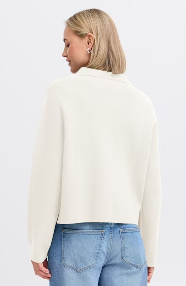 FRITA CARDIGAN "WHISPER WHITE"