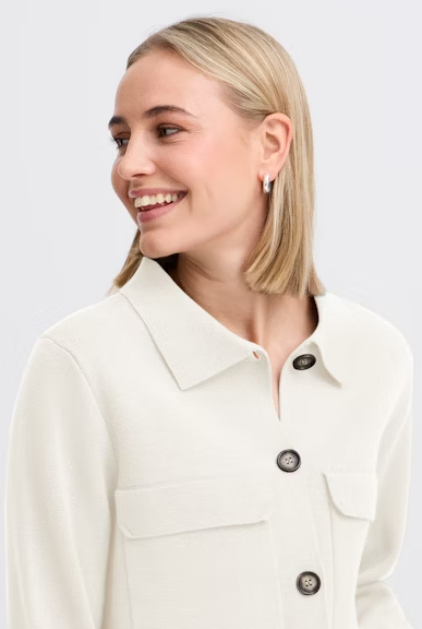 FRITA CARDIGAN "WHISPER WHITE"