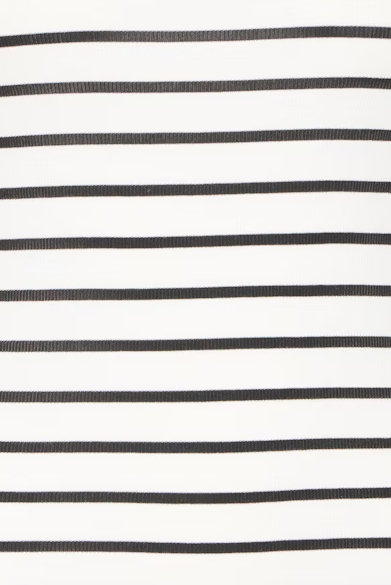 FRHIZAMOND STRIPED TOP "BLACK MIX"