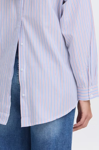 IHJANEX SHIRT "DELLA ROBBIA BLUE MULTI STRIPE"