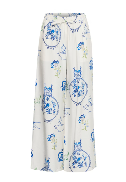 IHLUCIE PANTS "BIG SCALE TILE AOP"